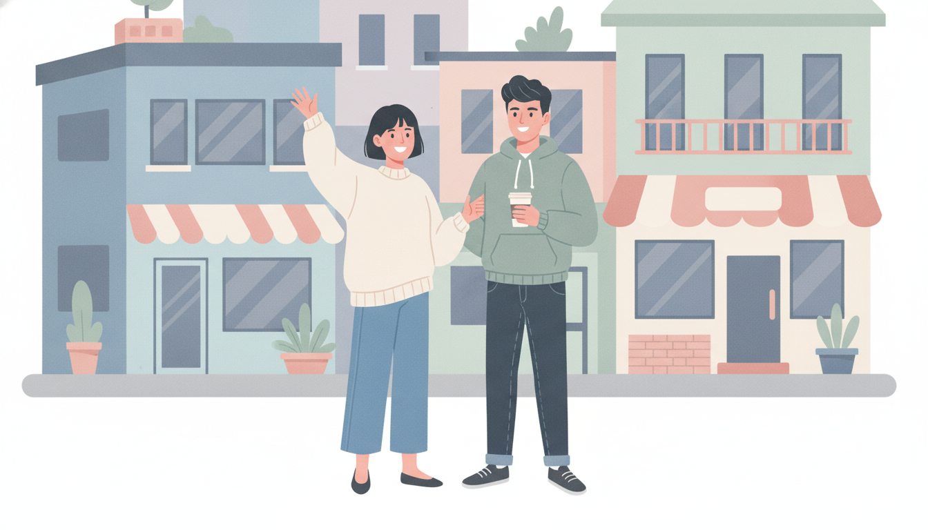 how to greet an old friend in Korean example 2 - Korean language